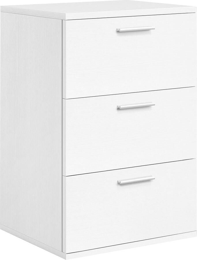 Nachtkastje voor boxspringbed 3 laden 59 cm hoog