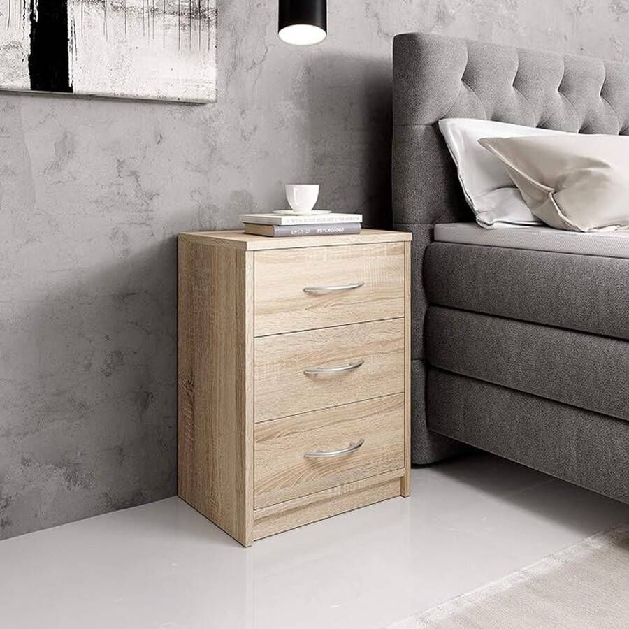 Nachttafel bijzettafel coffee table for bedroom living room nachtkastje 28.2D x 39W x 55H centimetres