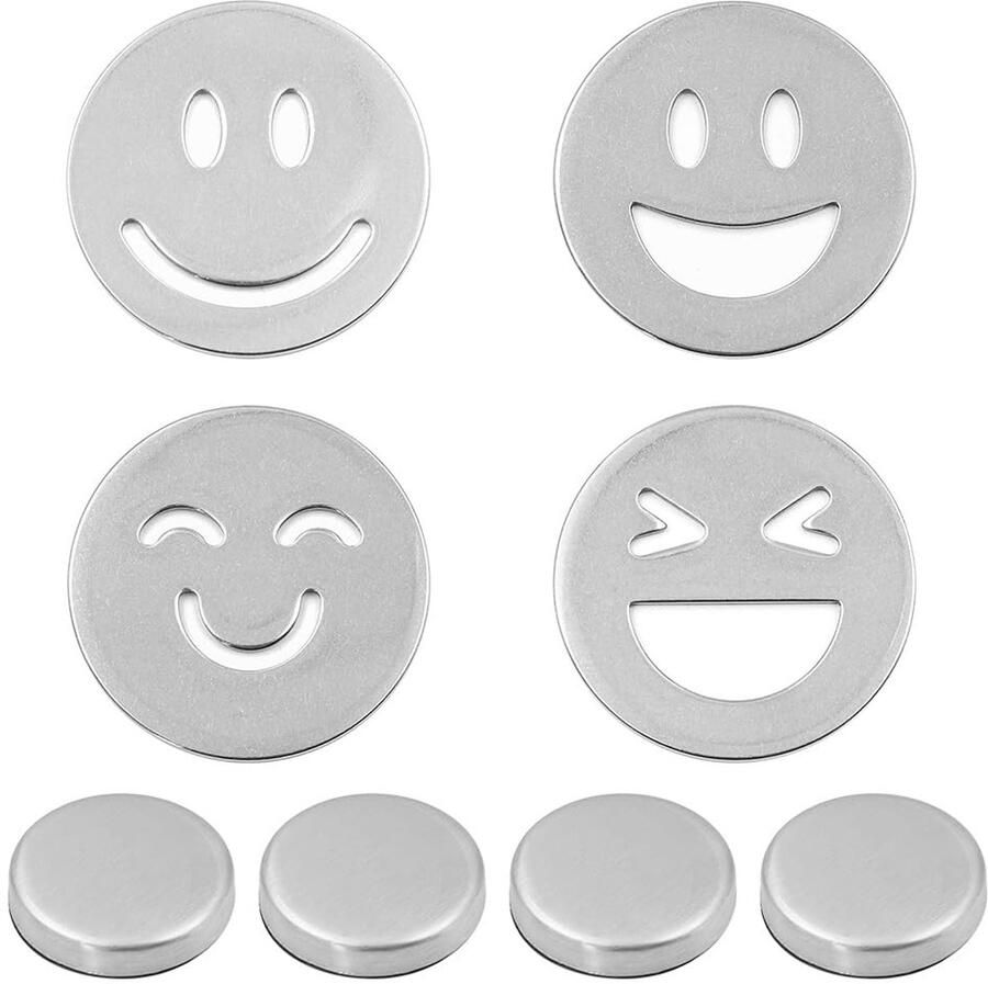 Namvo 4-pack tafelkleedgewichten voor buiten roestvrijstalen tafelkleedgewichten voor gordijnen douchegordijnen whiteboards en koelkasten