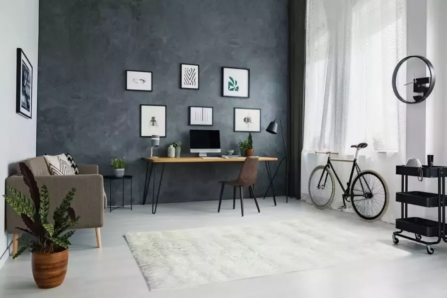 NARBO HOOGPOLIG CREAM VLOERKLEED GLITTERS 70MM POOLHOOGTE