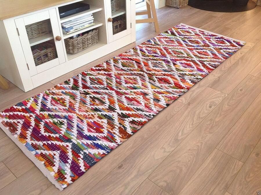 Natuurlijk Jute Tapijt Milieuvriendelijk Ronde Vloerkleed voor Woonkamer Eetkamer en Slaapkamer