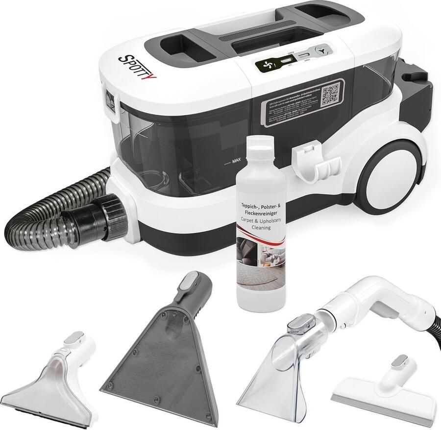 Natuurlijke en krachtige natzuiger voor tapijt en harde vloeren met 170 mbar zuigkracht - Foto 2