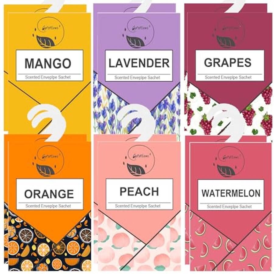 Natuurlijke Geurzakjes voor Kledingkasten en Ruimtes 12 Gemengde Geuren