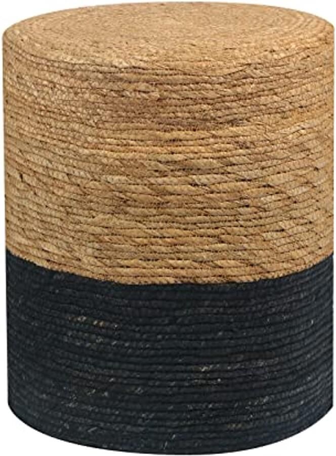 Natuurlijke zeegras voetkruk handgeweven ronde Ottomaanse voor woonkamer en buiten