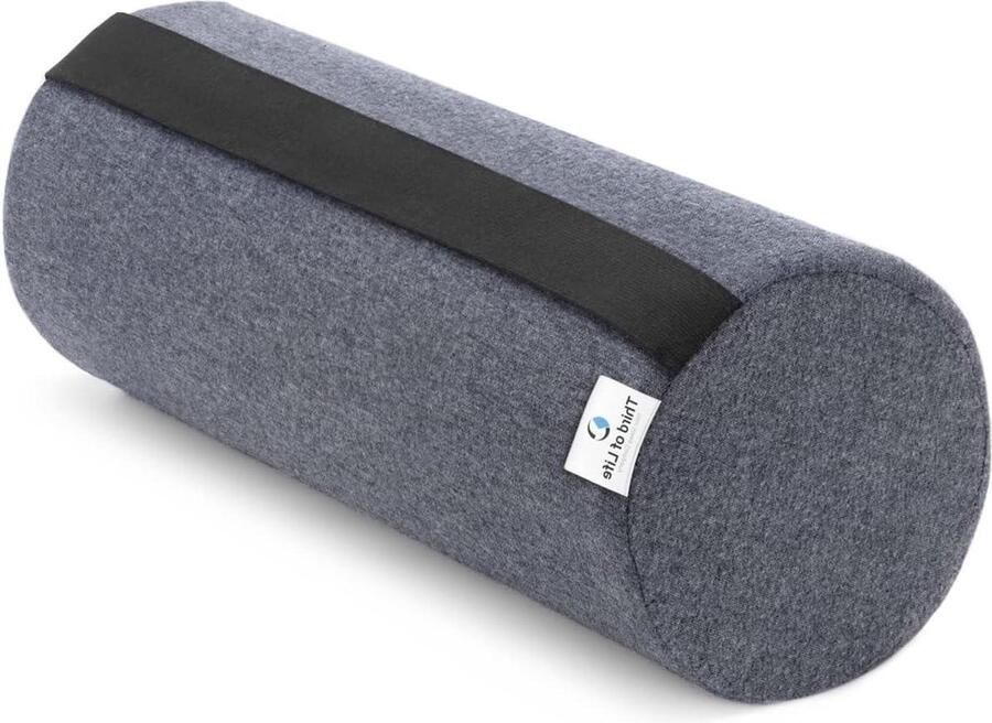 Nekrol Rolkussen van traagschuim voor nek knieën yoga Ergonomisch rond steunkussen bureaustoel Bolsterkussen verlichting nekpijn QuickDry 40x15