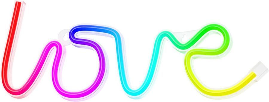 Neon LED RGB Love Lamp Wandlamp Love LED RGB