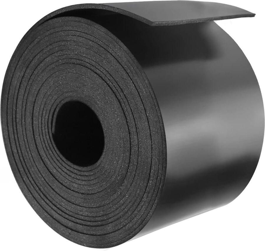 Neopreen rubberen plaat 80 mm x 15 mm x 3 m doe-het-zelf afdichtingen en anti-vibratie pads