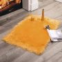 Nepbont Vloerkleed Pluizig Zacht Warm Modern Vloermat Bankmat Imitatiebont Deco Bont Onregelmatig Bedmat Wol Lang Haar Optiek Gezellig - Thumbnail 1