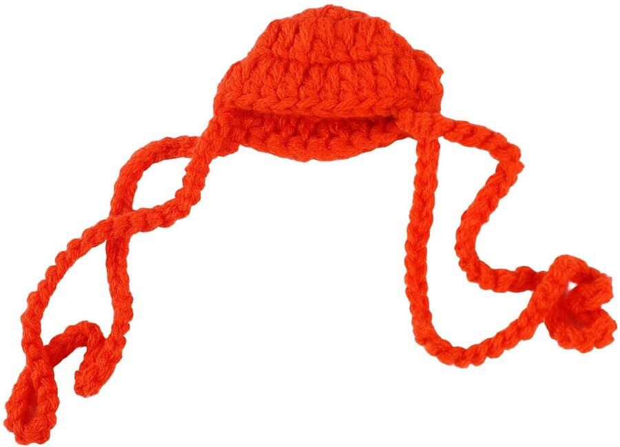 Neuskapje Neuswarmer Comfortabel Om Standaard Desgin voor de Winter Te Dragen (Rood)