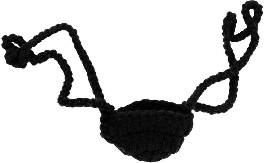 Neuskapje Neuswarmer Comfortabel Om Standaard Desgin voor de Winter Te Dragen (Zwart LR063682)