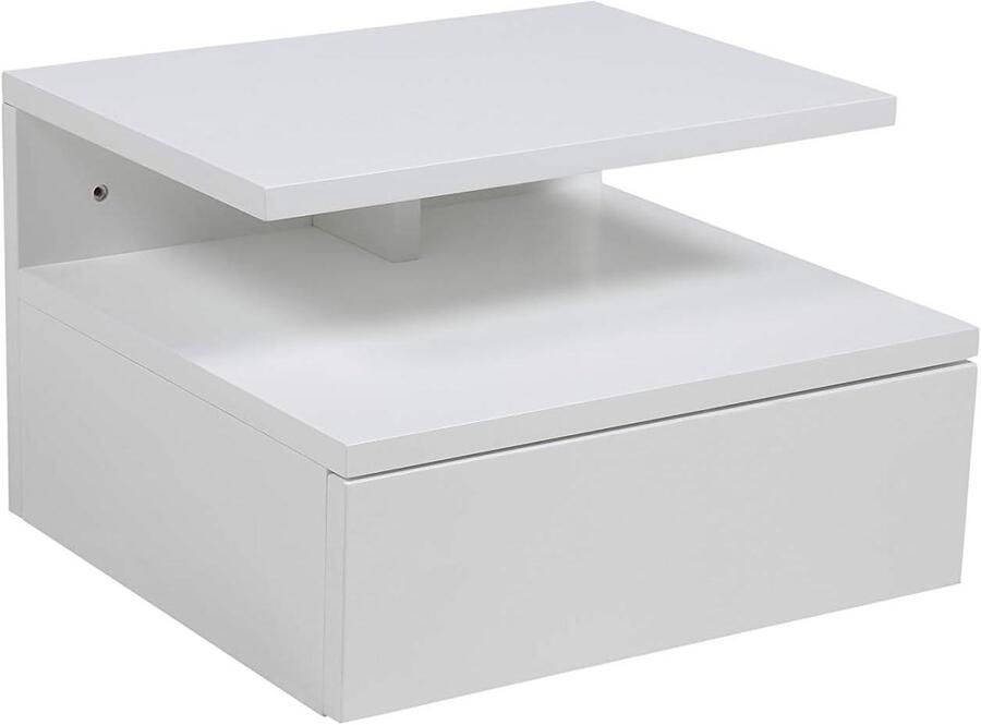 Nieuwe titel: Nachtkastje Fia h: 225 x b 32 x l 35 cm wit MDF 1 stuk