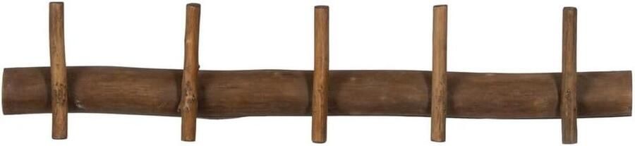 Nieuwe titel: Wandkapstok van dennenhout 58 x 10 x 11 cm