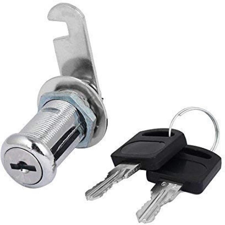 Nokkenslot Veiligheid 1 stuk Zilver Metaal 22 x 45 mm