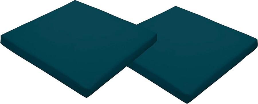 Non-slip chair seat cushion hypoallergenic water resistant thick padding with safe straps for indoor and outdoor use durable garden chair cover (green 2)