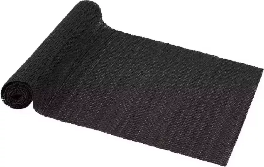 Non Slip Grip mat – Zwart – 30x150cm Niet Klevende Antislipmat Gaas Patroon voor Bureaus en Keukenlades