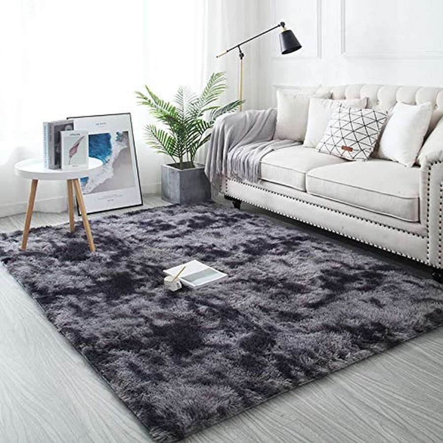 NORDIVAR Luxe Hoogpolig Vloerkleed – 160 x 230 cm – Ultrazacht en Wasbaar – Antislip Woonkamer en Slaapkamer Decoratie