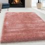 FlyCarpets Nox Hoogpolig Vloerkleed Roze Effen 160 X 230 CM - Thumbnail 2