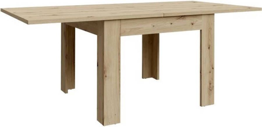 Nuori Extensible Eetting Table Artisan Chene Decor 6 8 People L 96-190 X L 95 cm - Foto 1