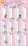Nzuri Poster Rekentafels 1 tot 12 Educatieve Posters 30x40 School Leren rekenen Kinderkamer Regenboog Tafels oefenen - Thumbnail 1
