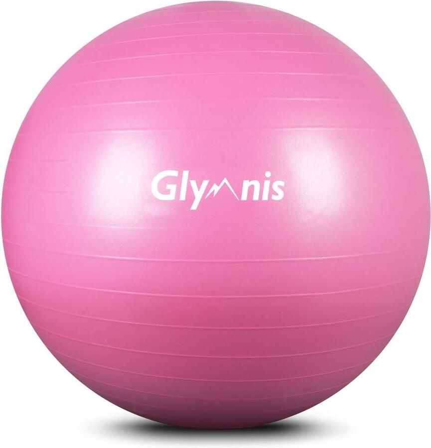 Oefenbal zitbal 55cm 65cm 75cm dikke pilatesbal incl. luchtpomp robuust 300kg maximaal draagvermogen voor thuisgym kantoor