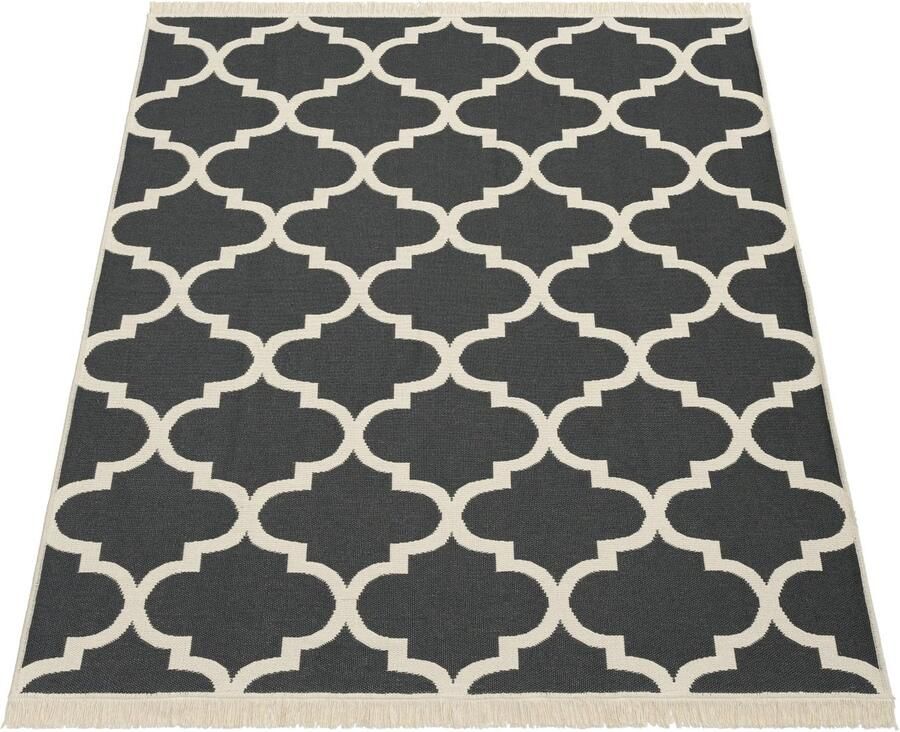 Reversible Flatweave Rug – Machine Washable – Durable Cotton Blend – Versatile Design