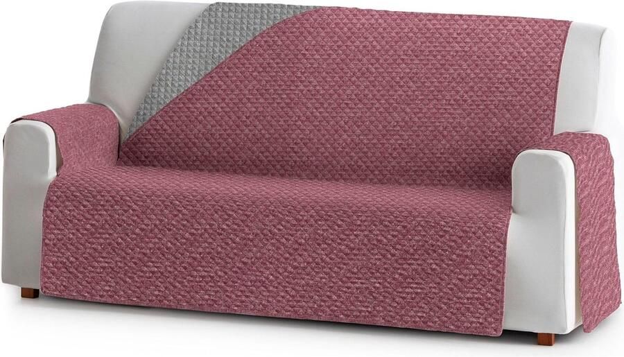 Omkeerbare 3-zits bankhoes voor veelzijdige bescherming wijnrood ideaal voor banken en huisdieren