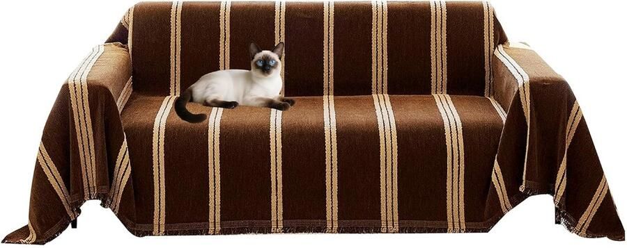 Omkeerbare bankovertrek Bescherming en stijl 1 stuk Chenille