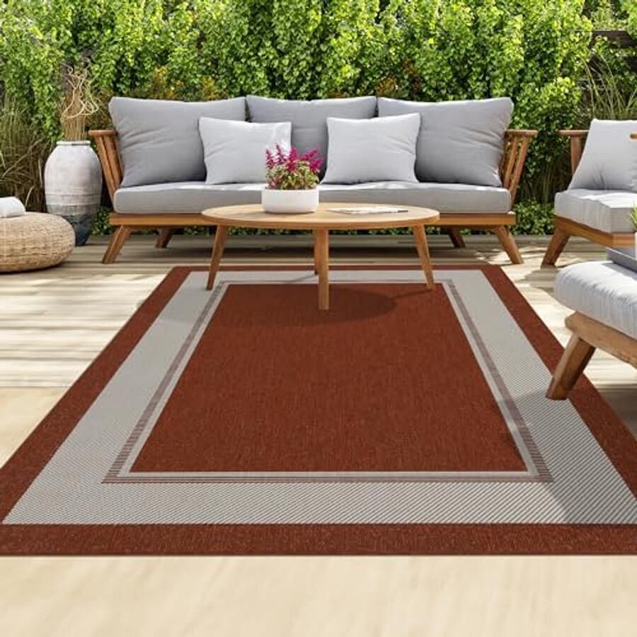 Onderhoudsarme Buitentapijten voor Binnen en Buiten UV- en Weerbestendig 80 x 150 cm