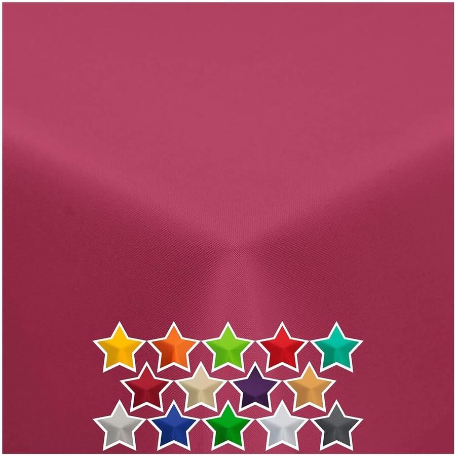 Onderhoudsvriendelijk tafelkleed sneldrogend 1 stuk 100% polyester