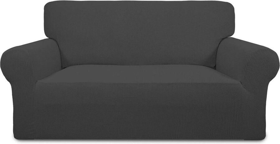 Stretch Sofa Cover Sets Anti-Slip Sofa Slipcover met Elastische Band Beige Jacquard Stof Meubelbeschermer 1 zits (80-120cm) met aparte rugleuningen en zitkussens - Foto 6