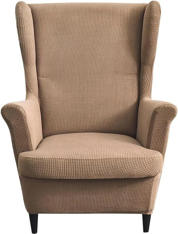 Oorfauteuil Hoes Zachte Jacquardstof Zetelhoes voor Stoelen Stijlvolle Overtrek