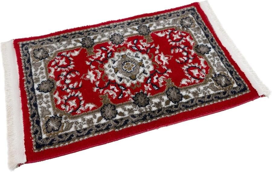 Oosters Tapijt met Franjes Traditioneel Rood