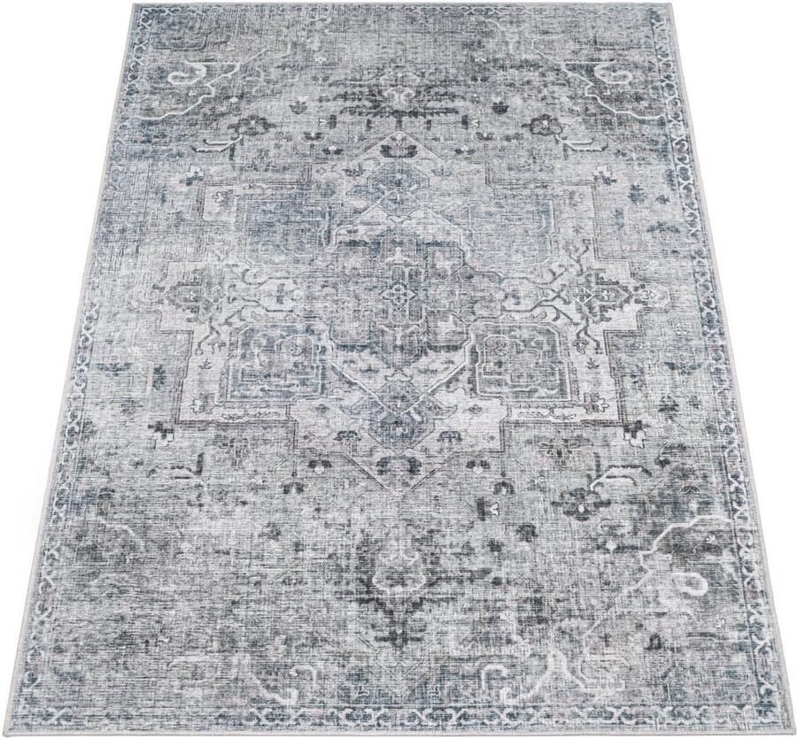 Oriental Style Rug – Short Pile – Soft Durable Vintage Design – Easy Care