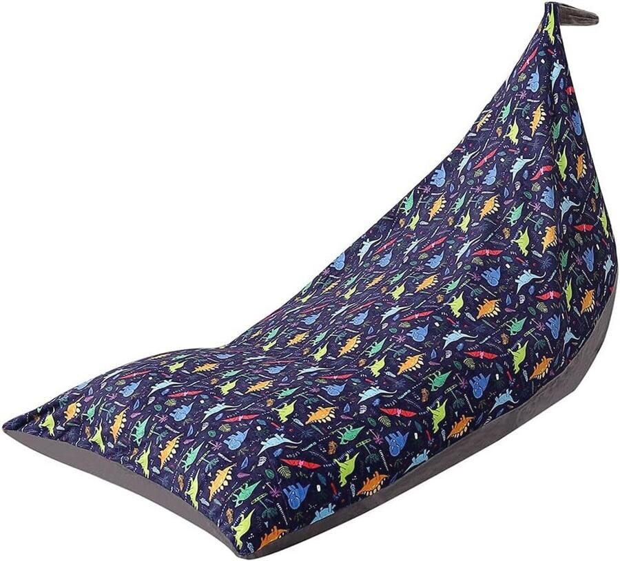 Opberg zitzak voor knuffeldieren en speelgoed Zitzak organizer met ritssluiting voor kinderen (200 l) Alleen hoes (A)