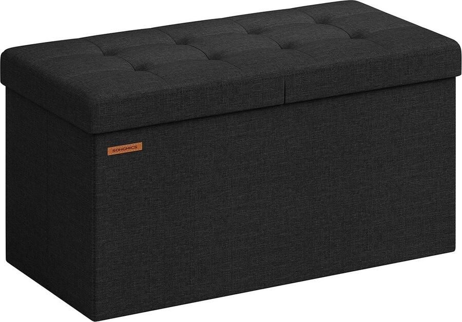 Rootz Living Rootz Opbergbank Zitkist Ottomaanse bank Multifunctioneel 38cm x 76cm x 38cm