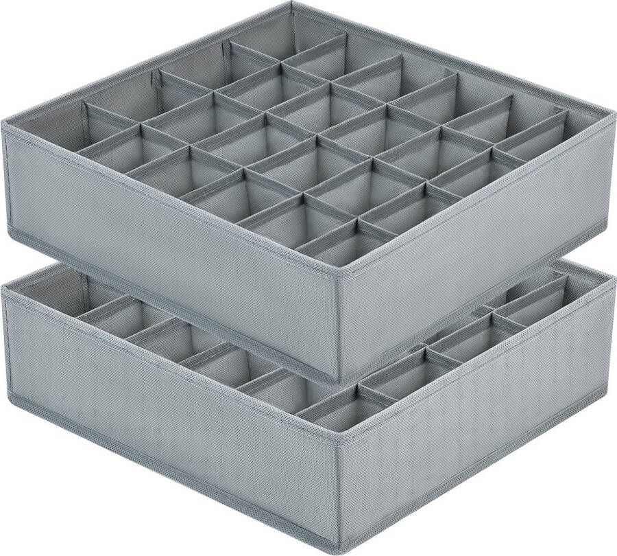 Opbergdozen voor ondergoed en andere kleine accessoires 4-delig