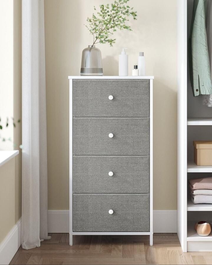 Rootz Living Rootz Opbergkast Organizer Spaanplaat Staal Vliesstof Lichtgewicht Ruim Stevig 30cm x 45cm x 91 7cm