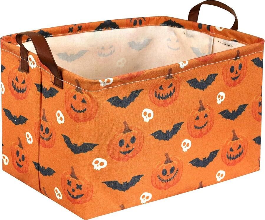 Opbergmanden Opbergbox Vakkenkast manden Opbergdozen Pompoen decoratie Perfect voor Halloween accesoires Halloween decoratie Feestdagen feesten