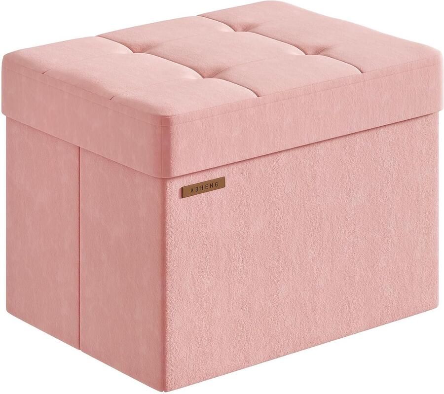 Opbergpoef Elegant en Comfortabel 1 stuk Fluweel