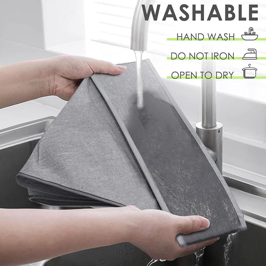 Opbergsysteem voor de kledingkast met 3 laden opvouwbare opbergdoos stof ondergoed organizer lade kastladeverdeler voor broekjes sokken stropdassen