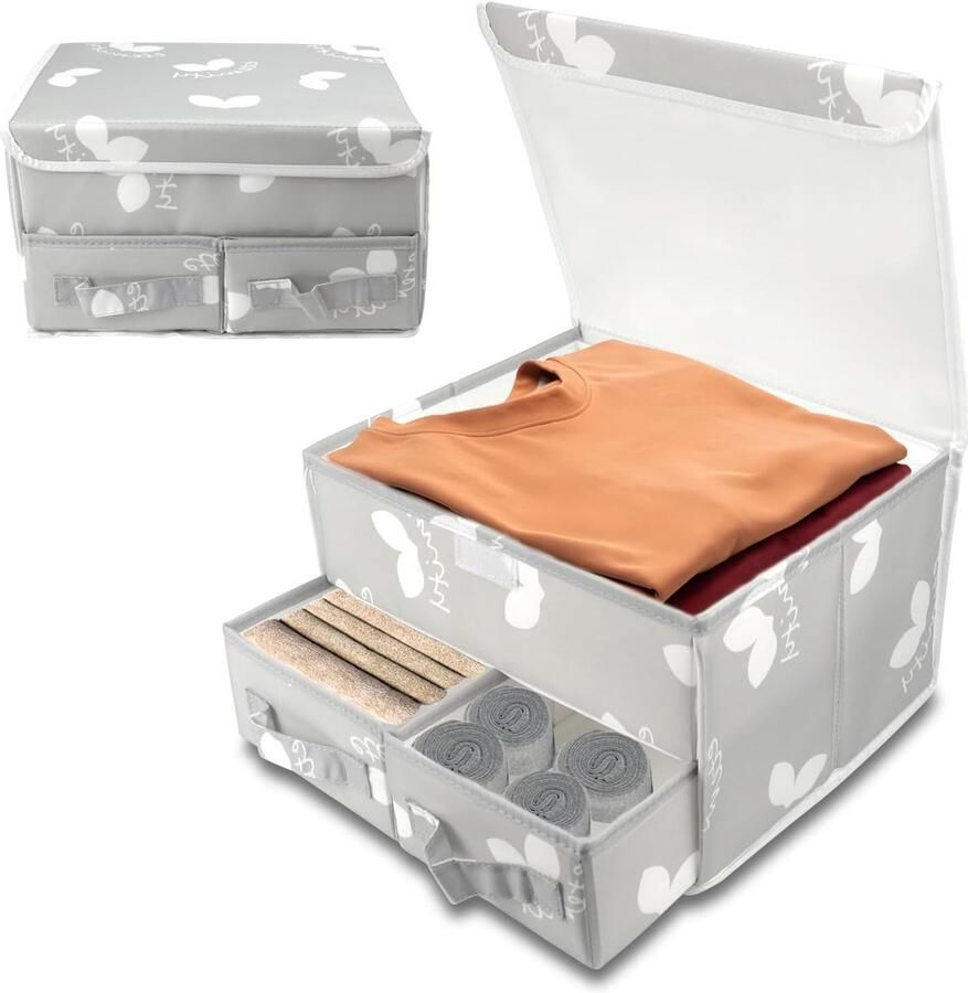 Opbergsysteem voor laden kledingkast organizer opbergdoos kleding opbergdozen voor ondergoed jeans T-shirt broeken overhemd (1 stuk)