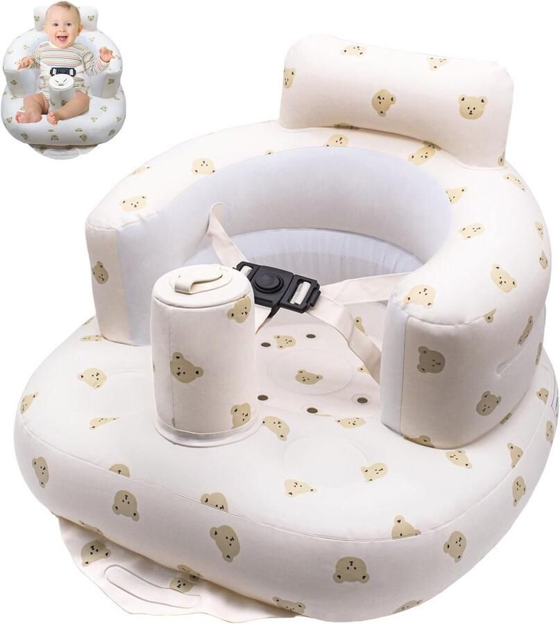 Opblaasbaar kinderzitje voor kinderen van 3 tot 36 maanden veilig en draagbaar ideaal voor onderweg