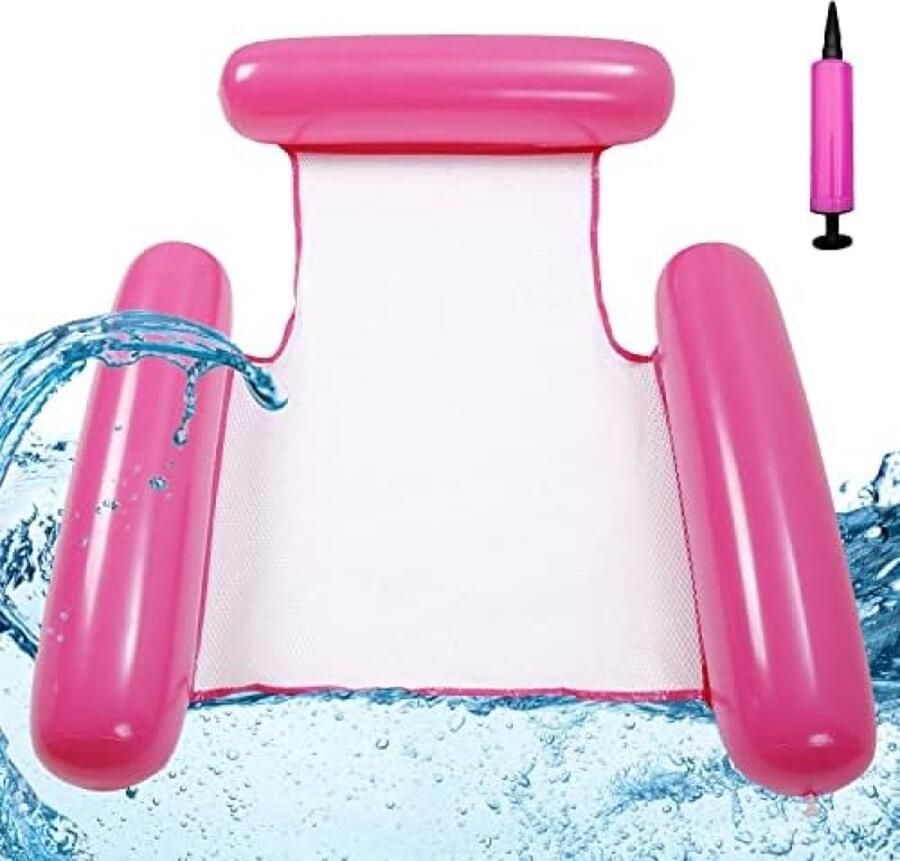 Opblaasbaar luchtbed opblaasbare waterhangmat 4-in-1 opblaasbaar waterspeelgoed zwembadaccessoires opblaasbare hangmat voor zwembad opblaasbare hangmat voor volwassenen en kinderen