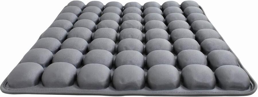 Opblaasbaar Orthopedisch Zit- en rugkussen voor ischiasontlasting Stuitbeen en heuppijn Grijs