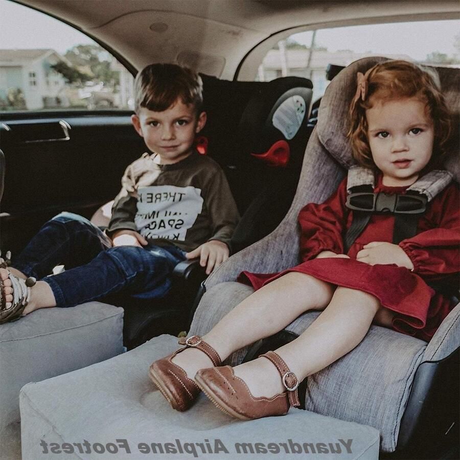 Opblaasbaar Voetensteun Kussen voor Vliegtuig Reizen Yuandream Auto Trein Bus Thuis Kantoor Foot rest