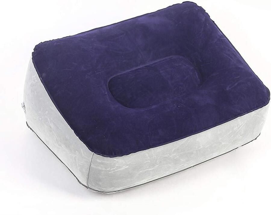 Opblaasbaar Voetsteun Kussen Snel Opblazen Reizen Voetsteun Kussen voor Kantoor Vliegtuig Trein Cars Thuis