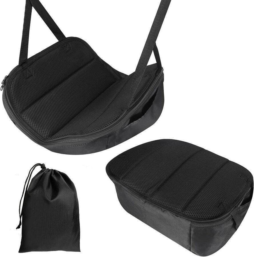 Opblaasbare 2-in-1 voetsteun voor vliegtuig gadgets bureau auto trein en bioscoop