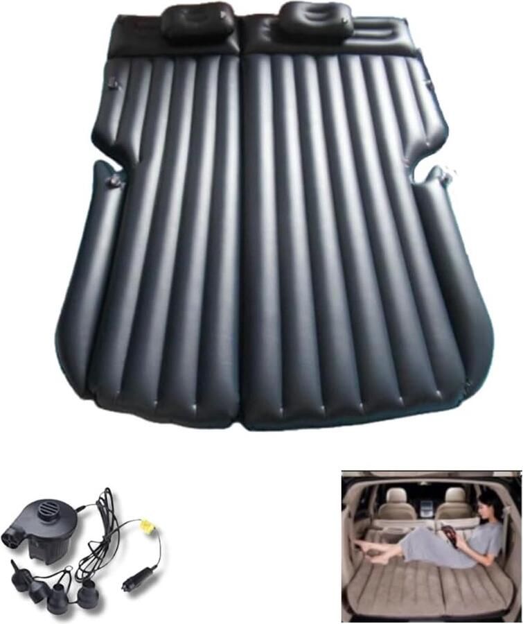 Opblaasbare automatras met elektrische luchtpomp voor auto SUV Opvouwbaar en comfortabel autobed met 2-in-1 functie