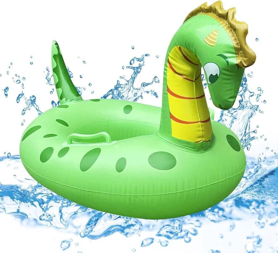 Opblaasbare babyzwemring babyzwemhulp met zwemzitje voor baby's meegroeiende zwemhulp kinderzwemband voor kinderen van 3 tot 12 jaar