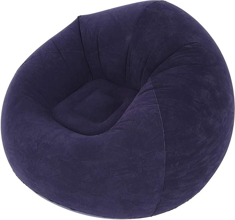 Opblaasbare bank stoel zitzak voor tuin lounge vlokken pvc camping rugzakreizen